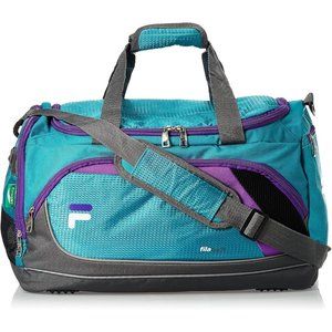 Fila Advantage Small Travel Gym Sport Duffel Bag, Teal